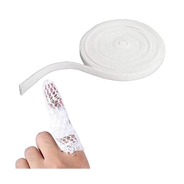 Bandage en Maille Flexible,Bandage Tubulaire de Doigt, Pansement pour Retenue, Bandage en Maille Tubulaire, Bandages Tubulair