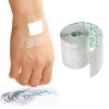 Transparent Pansement Bandage, 2 volumes 5cm*5m Bandage Adhésif Extensible Imperméable Tatouées Bandage, Transparent Adhésif 