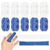 20 Paquets Bandages Tubulaires pour Premiers Secours Bandage Tubulaire de Doigt Enroulé Pansement Tubulaires pour Doigts Band
