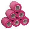 ALPIDEX 6 Rouleaux Bande Cohésive 5 cm x 4,5 m Bandage Autoadhésif Plusieurs Couleurs Bande Auto Adhésif Strap Doigt Cheville