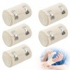 Bandage Medical Elastique, 5 volumes Bande Strapping de Comprssion avec Clips en Métal Rouleaux Straps de Soutien Extensible 