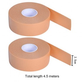 Misazy Pansement Ampoule, 2 Rouleaux Talon Blister Coussinets Dautocollants Imperméables et RÉsistants à Lusure pour Éviter L