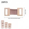 JOCXZI Clips de Bandage Élastique - 20Pcs Bandage Clips, Clips Élastiques en Métal, Elastique Bandage Wrap Stretch Métal Clip