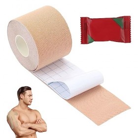 Bande Kinésiologie,Ruban Adhésif de Kinésiologie,Ruban de Kinésiologie 5 M X 5 CM ,Imperméable Bande Kinésiologie,Bande Strap