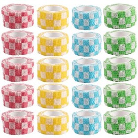 20 Pièces Bandage Autoadhésif,Liwein Bandage Cohésif Finger Protection Tape Bandage Auto-adhésif pour Animaux pour Poignet Ch
