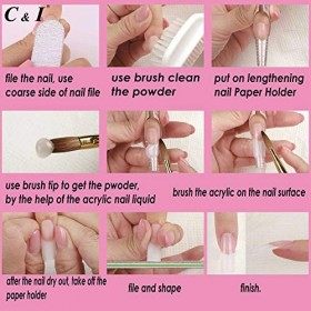 C&I Poudre Acrylique – Une couleur de polymère, 40 g, Couleur 4