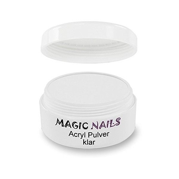 Magic Nails Poudre acrylique transparente - 1000 g.