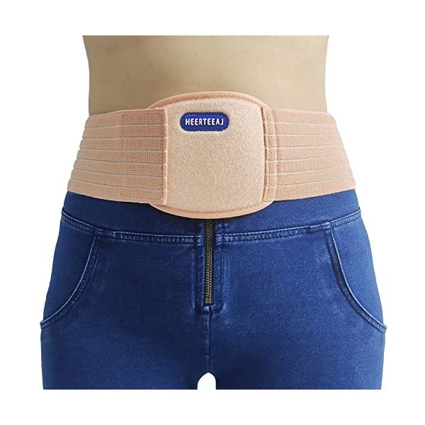 Hernie ombilicale | hernie abdominale pour hommes et femmes | attache de hernie ombilicale de type nombril avec 1 coussin de 