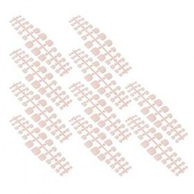 240pcs Matte False Toe Nail Tip, Facile à Utiliser, Plusieurs Scénarios Applicables, Matériau ABS, Home Salon Women DIY Full 