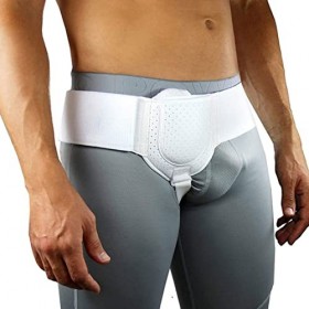 NOPEILVI Hernia Truss Belt Ceinture pour hernie inguinale pour Homme, côté Gauche ou Droit, Post-Chirurgie Hernie inguinale p