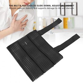 ZJchao Ceinture de Soutien Thoracique, Protecteur Dattelle de Sternum, Respirant Orthèse de Protection Lombaire, Sangle de F