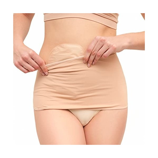 SIIL Ceinture de stomie Beige Ostomy | Housses de sac de stomie | Ceinture de stomie | Ostomy Wrap | M