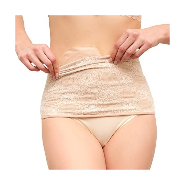 SIIL Enveloppe de stomie Crème Ostomie | Housse pour sac de colostomie à lintérieur | Ceinture de stomie | Housse pour sac d