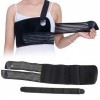 Ceinture Thoracique élastique pour la Protection des Côtes Disloquées, Ceinture Thoracique Respirante pour Femme ou Homme M 