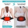 Ceinture Chauffante Lombaire Électrique, Ceinture Chauffante Dos et Abdominale pour le Soulagement de la Douleur du Dos, Tens