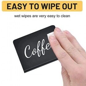 10pcs Mini Tableau Noir Ensemble Affichage Tableau Noir Buffet Signes pour Mariage Manucure Magasin Multi fonctionnel: Ces Mi