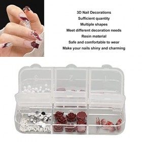 Charmes Dart Dongle 3D, Décorations Dongles 3D en Forme de Papillon de Fleur, Décorations de Manucure Portables Vintage av