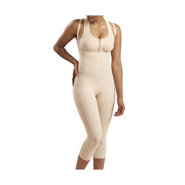 Marena Recovery Guêtres mi-mollet avec haut dos, étape 2 enfiler - Beige - XX-Large