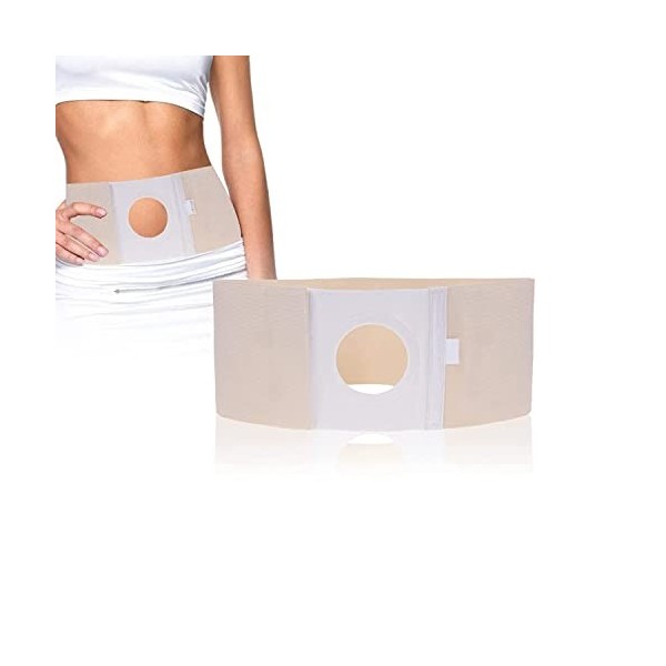 Ceinture de stomie unisexe, Stomaabandage cutané respirant, bandage de stomie de soutien abdominal Post Colostomy, ceintures 