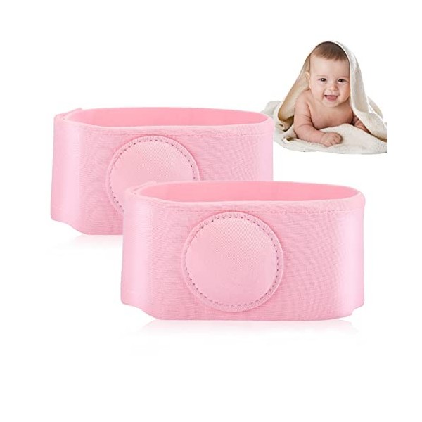 Hernie Ceinture, 2 pcs Hernie Ceinture Hernie Thérapie Traitement Enfants Infantile Bébé Ombilicale Hernie Ceinture Rose 