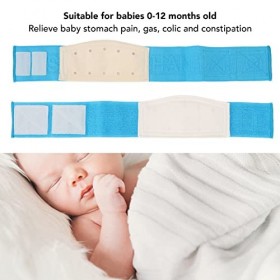 Ceinture Abdominale pour Hernie Ombilicale pour Bébé, Bande Abdominale en Tissu de Coton Réutilisable et Ceinture de Soulagem
