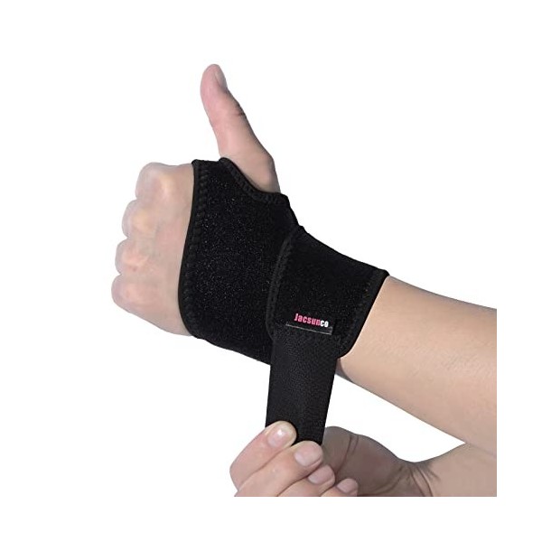 Jacsunco Attelle de poignet, Bandeau de poignet pour Arthrite, Canal Carpien, Tendinite, Entorse, Soulagement de la douleur e