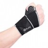 Hually Protège Poignets, Bandage Protection de Poignets Convenable Droite ou Gauche Unisexe,Wrist Wraps, Poignet Musculation 