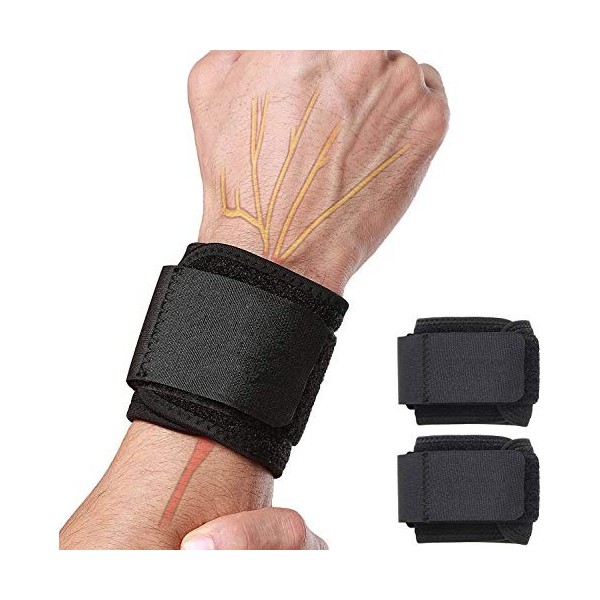 Protège-poignet élastique à compression, attelle de poignet