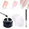 Gel de Fibreglass UV Gel UV de Construction Transparent Fibre de Verre Ongles Kit dextension Gel Ongle pour Gel de Construct