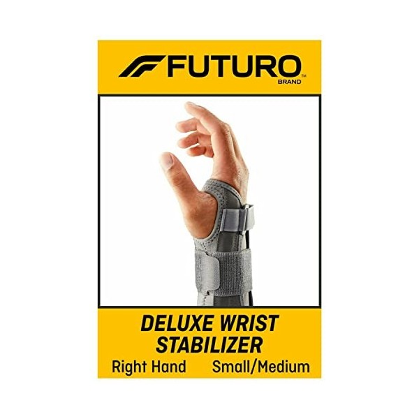 Futuro Futuro Deluxe Wrist Stabilizer Right Hand Small-Medium, Small-Medium each by Futuro
