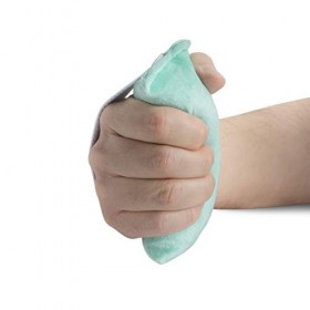 NYOrtho Coussin de contraction pour la paume avec bande élastique – Antimicrobienne résistant à la transpiration lavable en m