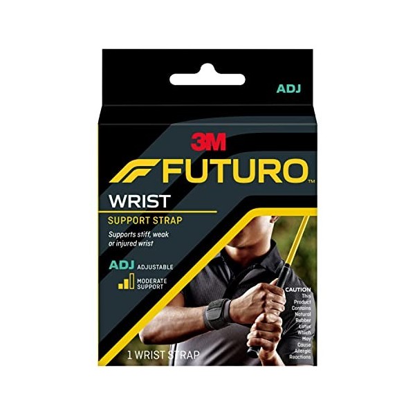 Futuro Futuro Sport Wrap Around Wrist Support Adjust To Fit Black, Black each by Futuro