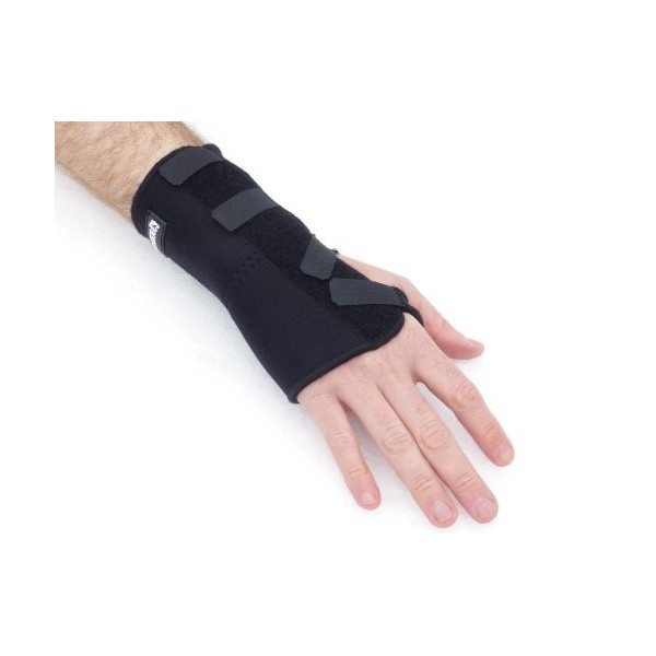 Adjustable neoprene Wrist support Medium 16.2-18.7, Left by Body-Tec