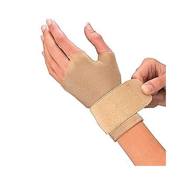 Mueller -67198 Gants de compression Taille L Beige