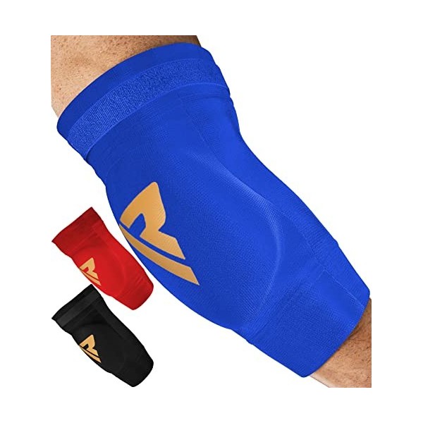 RDX Coudière Boxe MMA Muay Thai, Approuvé par SATRA Soutien Coude, Kontact Sport Arts Martiaux Combat Compression Elbow Pads,