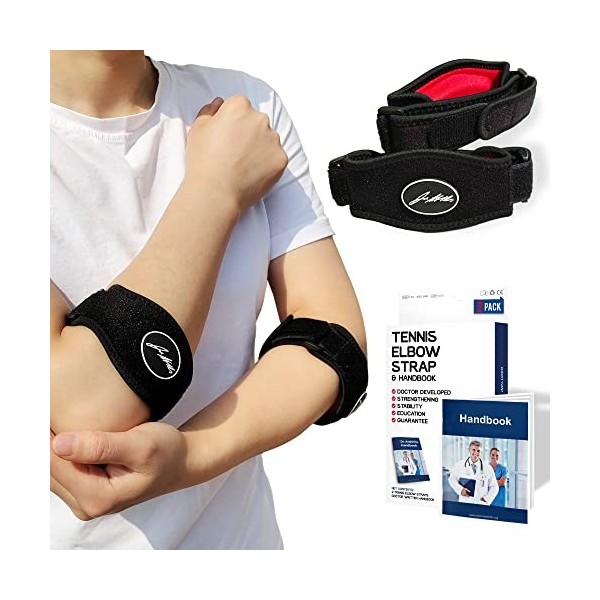 Coudiere Tendinite Conçue par des Médecins, Soulage la Douleur Tendinite Coude, Tennis Elbow, Coudiere Epicondylite Gauche & 