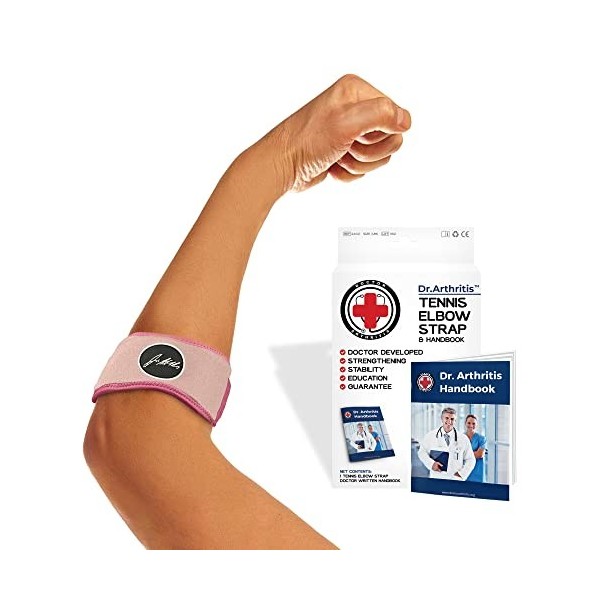 Coudiere Tendinite Conçue par des Médecins, Soulage la Douleur Tendinite Coude, Tennis Elbow, Coudiere Epicondylite Gauche & 