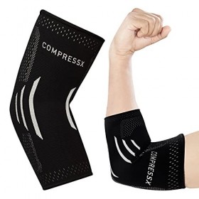 Compress Pro Coudiere Tendinite Taille L 1 Coudière - Coudiere Musculation, Tennis et Golfeurs Elbow, Tendinite et Blessure