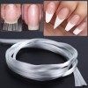 Soie en fibre de verre pour ongles rapide extension Form acrylique Conseils Nail Art manucure ongles outil en fibre de verre 