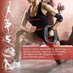 Coudière en néoprène Soulagement de la douleur Renfort réglable Velcro antidérapant Taille universelle Femme Homme Droit Gauc