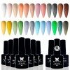 Warm Girl Nail Fiberglass Kit, 10pcs Ongle Fibre de Verre pour Ongles Extension Acrylique Conseils Manucure Salon, Fibre de V