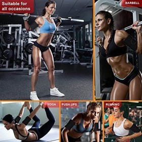 Dioche Manchon du Haut du Bras Pression Soulage la Douleur Manchon de Compression Réglable Confortable Sangle Réglable Mancho