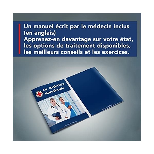 Dr. Arthritis Coudière Infusée de Cuivre pour Tendinite Épicondylite Homme et Femme - Protection du Coude pour le Sport et la