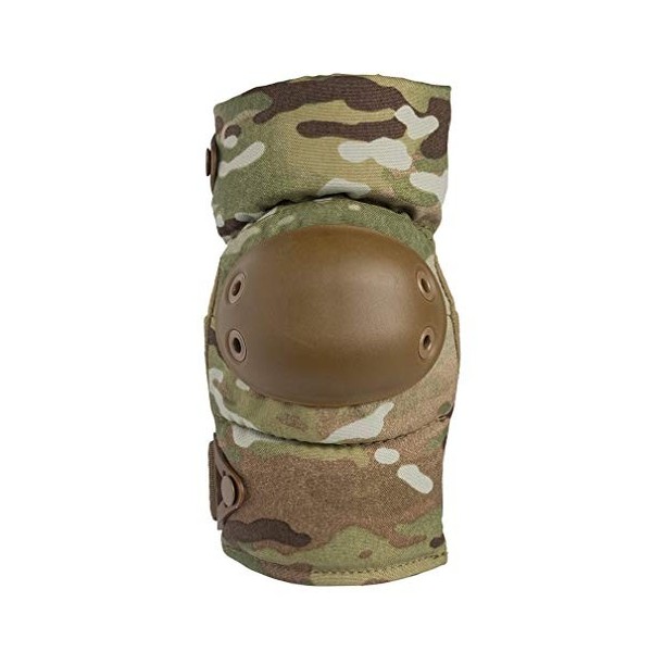 Alta 53113.16 AltaCONTOUR Coudière, tissu en nylon Cordura MultiCAM, fixation AltaLOK, bonnet flexible, rond, coyote