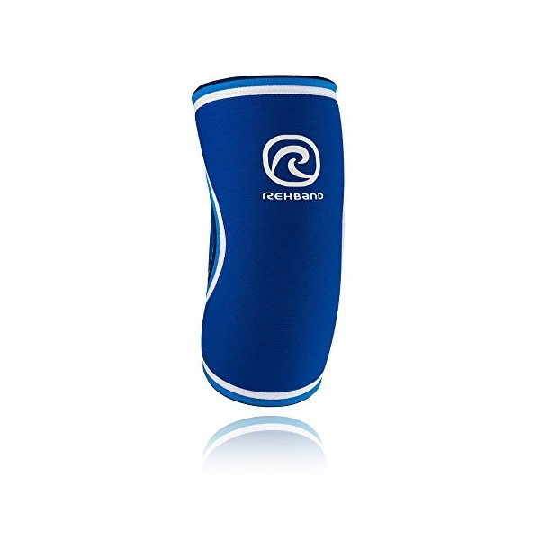 Rehband 7081-03-3 Retro Bandage en néoprène pour Le coude Bleu Taille M