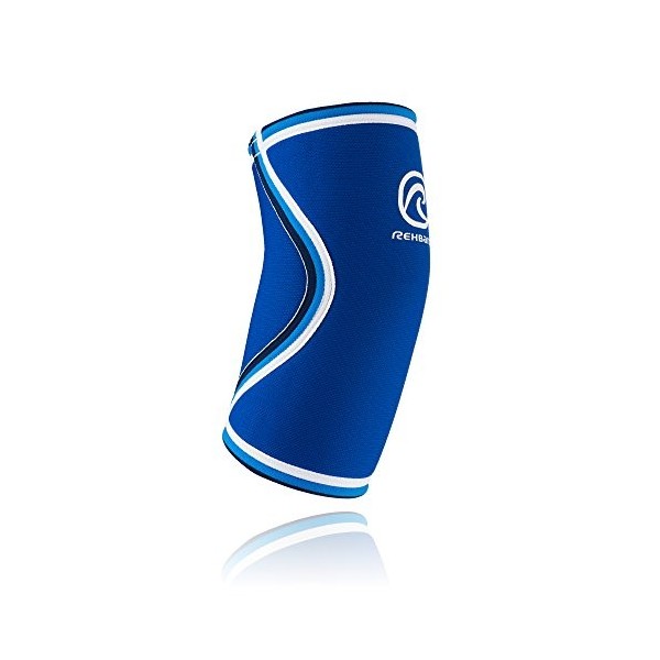 Rehband 7081-03-3 Retro Bandage en néoprène pour Le coude Bleu Taille M