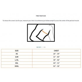 Shock Doctor Ice Recovery Bandage de compression pour épaules et coudes Noir Taille S/M