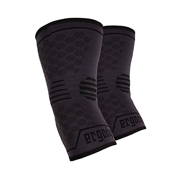 Ergodyne - 16594 ProFlex 651 Manchon de compression pour coude homme et femme Noir