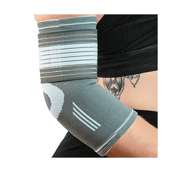 Dualeco Coudiere 1 Pièce, Antidérapant Compression Coudière De Maintien  Musculation/Sport/Crossfit, Respirant Attelle Coude, Tennis Elbow  Femme/Homme, Protege Coude : : Hygiène et Santé