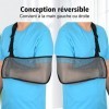 supregear Écharpe de Bras, Sling Bras Écharpe de Bras en Maille, Bride Dimmobilisation de Bras Dépaule Légère Support de St